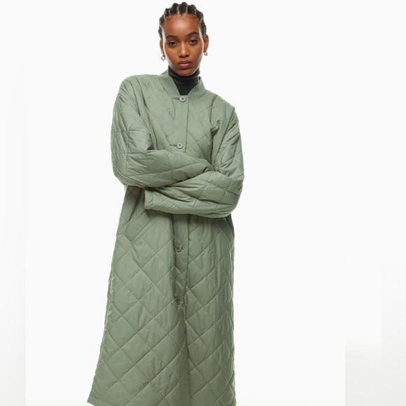 ARITZIA Wilfred Pavant Quilted Long Jacket - Picture 1 of 6
